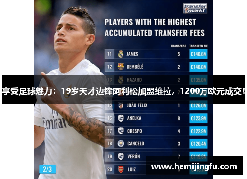 享受足球魅力：19岁天才边锋阿利松加盟维拉，1200万欧元成交！